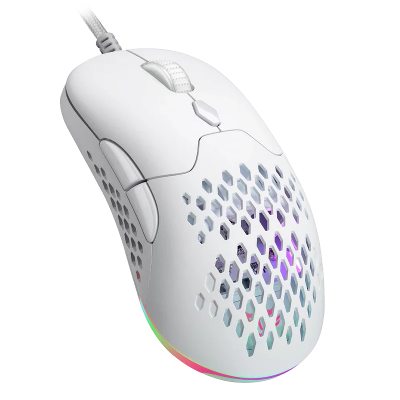 Mouse Gamer Balam Rush Speeder Perform Mg979 / Inalambrico / Alambrico - Bluetooth / 7 Botones Scroll / Optico / 5000 Dpi Ajustables / Rgb / Carcazas Intercambiables / Blanco / Br-936859