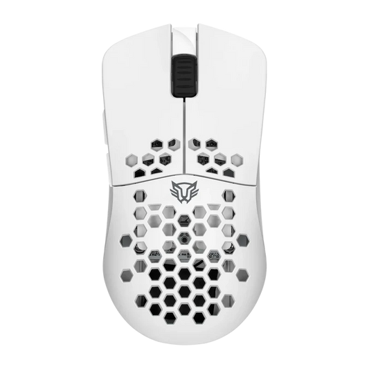 Mouse Gamer Balam Rush Speeder Light Mg969 / Inalambrico Bluetooth / Alambrico - Usb / 7 Botones Scroll / Optico / 5000 Dpi Ajustables / Iluminacion Rgb / Blanco / Br-936873