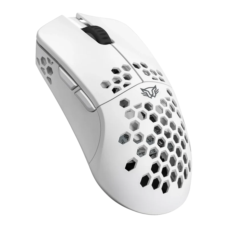 Mouse Gamer Balam Rush Speeder Light Mg969 / Inalambrico Bluetooth / Alambrico - Usb / 7 Botones Scroll / Optico / 5000 Dpi Ajustables / Iluminacion Rgb / Blanco / Br-936873