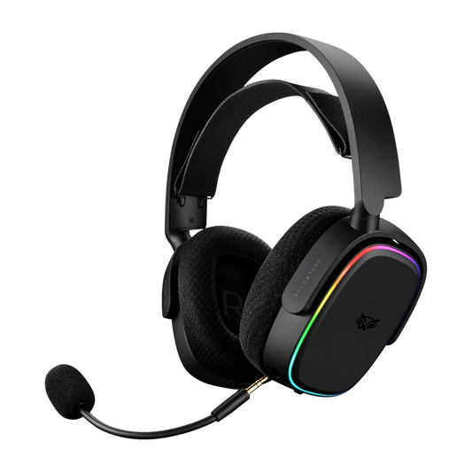 Audifonos Gamer Balam Rush Aeon Hs999 / Alambrica / Bluetooth / Micrfono Desmontable / Cable 1.8 M / Rgb / Bateria 26 H / Windows, Mac, Android, Xbox, Switch , Ps4, Ps5 / Negro / Br-936934