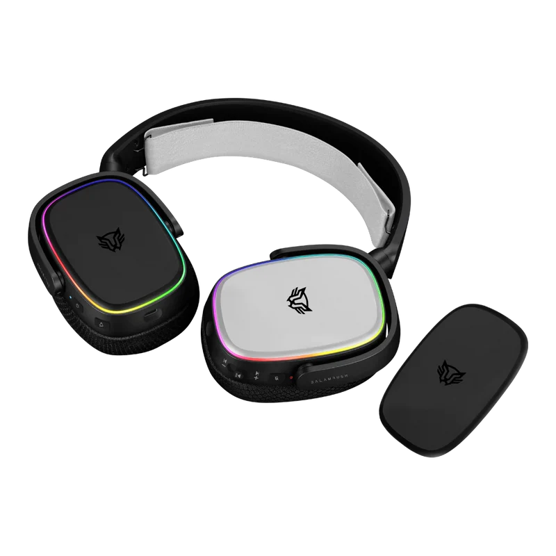 Audifonos Gamer Balam Rush Aeon Hs999 / Alambrica / Bluetooth / Micrfono Desmontable / Cable 1.8 M / Rgb / Bateria 26 H / Windows, Mac, Android, Xbox, Switch , Ps4, Ps5 / Negro / Br-936934