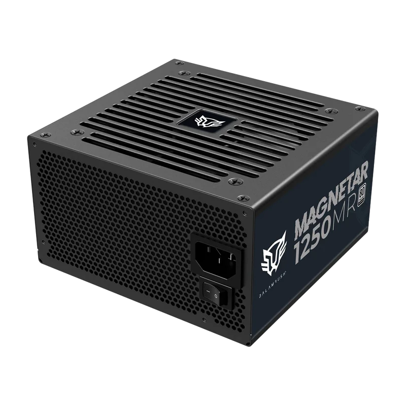 Fuente De Poder Gamer Balam Rush Magnetar 1250mr / Certificada / 1250w / 80 Plus Platinum / Atx / Full Modular / Bajo Nivel De Ruido / 5 AÑos De Garantia / Negro / Br-937610