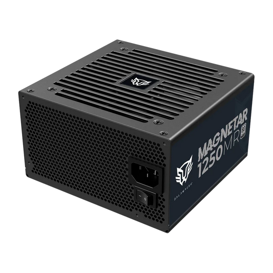 Fuente De Poder Gamer Balam Rush Magnetar 1250mr / Certificada / 1250w / 80 Plus Platinum / Atx / Full Modular / Bajo Nivel De Ruido / 5 AÑos De Garantia / Negro / Br-937610