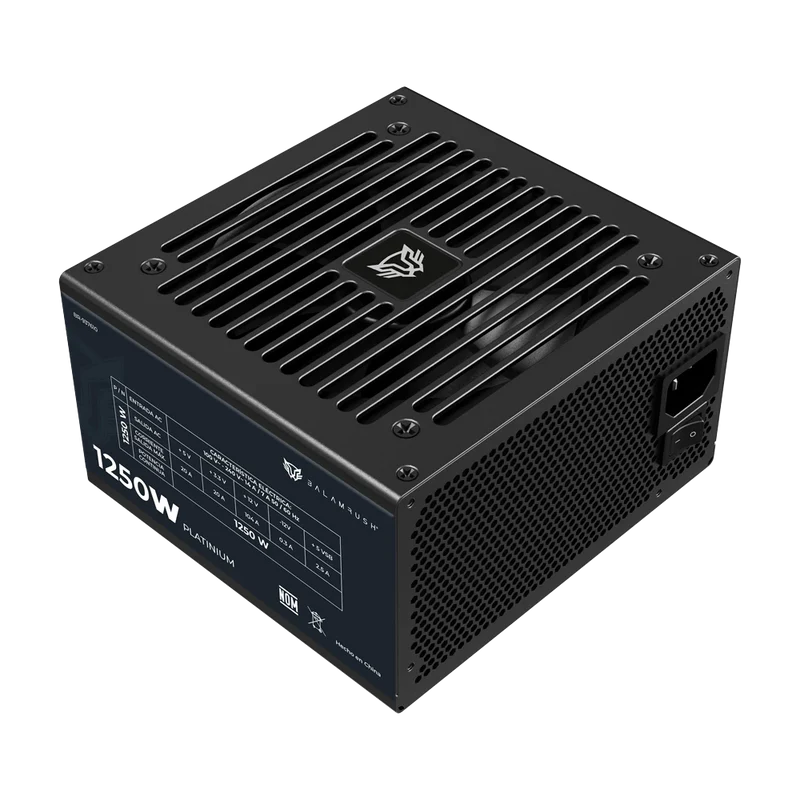 Fuente De Poder Gamer Balam Rush Magnetar 1250mr / Certificada / 1250w / 80 Plus Platinum / Atx / Full Modular / Bajo Nivel De Ruido / 5 AÑos De Garantia / Negro / Br-937610