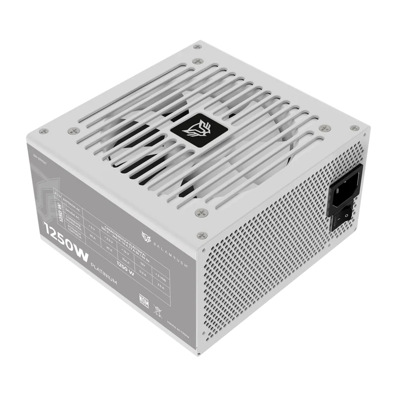 Fuente De Poder Gamer Balam Rush Magnetar 1250mr / Certificada / 1250w / 80 Plus Platinum / Atx / Full Modular / Bajo Nivel De Ruido / 5 AÑos De Garantia / Blanco / Br-937627
