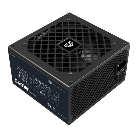 Fuente De Poder Gamer Balam Rush Gr Burst Gr550b / Certificada / 550w / 80 Plus Bronze / Atx / No Modular / Bajo Nivel De Ruido / 5 AÑos De Garantia / Negro / Br-937696