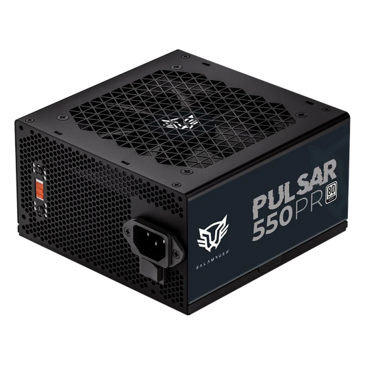 Fuente De Poder Gamer Balam Rush Pulsar 550pr / Certificada / 550w / 80 Plus White / Atx / No Modular / Bajo Nivel De Ruido / 5 AÑos De Garantia / Negro / Br-937726
