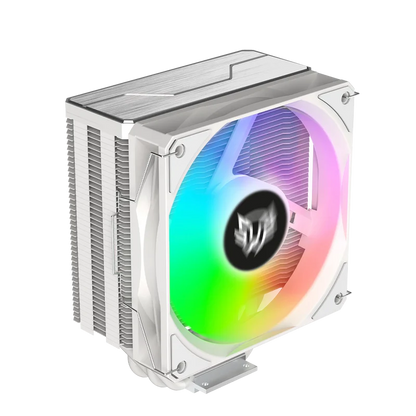 Disipador De Aire Balam Rush Nitrox Nx60 / Intel - Amd / Hidraulico / 4 Pines Pwn - Argb / 3 Pines 5v / 6 Pipas / 600 - 1800 Rpm / Flujo De Aire 73.6 Cfm / Blanco / Br-937924