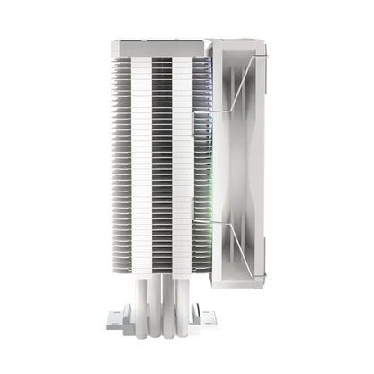 Disipador De Aire Balam Rush Nitrox Nx60 / Intel - Amd / Hidraulico / 4 Pines Pwn - Argb / 3 Pines 5v / 6 Pipas / 600 - 1800 Rpm / Flujo De Aire 73.6 Cfm / Blanco / Br-937924