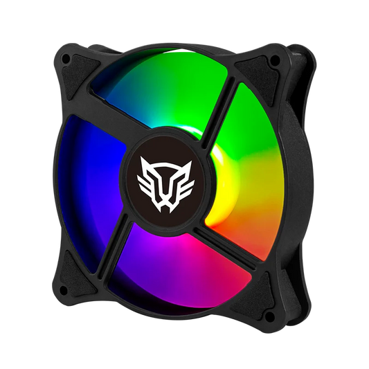 Ventilador De Aire Gamer Balam Rush Eolox Blaze Ex90 / Flujo De Aire 35.37 Cfm / 120 X 25 Mm / Silencioso 22.5 Db / Velocidad 1200 Rpm / Pines 3 Macho Y Hembra / Aura Rgb / Ngro / Br-938020