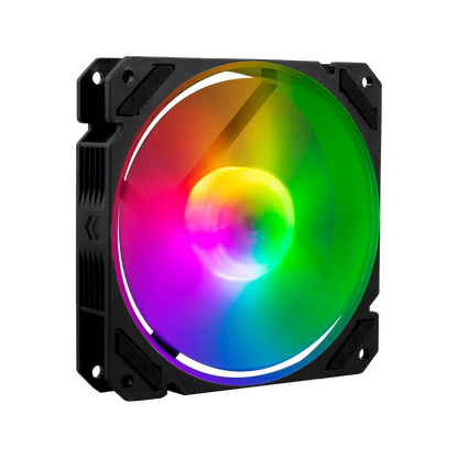 Ventilador De Aire Balam Rush Eolox Blaze Ex70 / Flujo De Aire 30.71 Cfm / Silencioso 221 Db / Velocidad 1200 Rpm / Pines 3 Macho Y Hembra / Aura Rgb / Negro / Br-938044