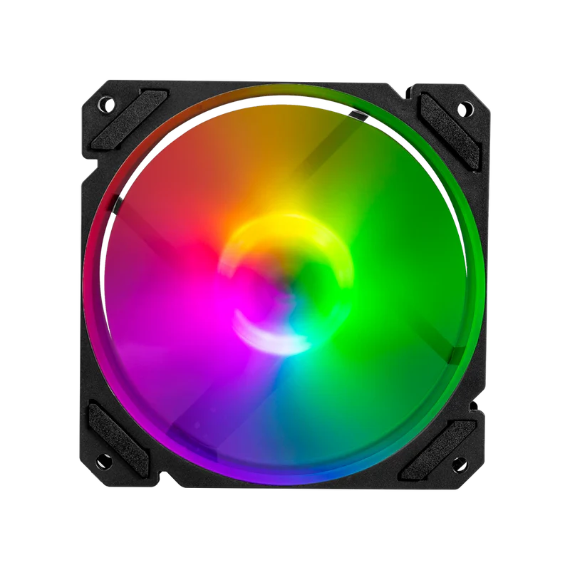 Ventilador De Aire Balam Rush Eolox Blaze Ex70 / Flujo De Aire 30.71 Cfm / Silencioso 221 Db / Velocidad 1200 Rpm / Pines 3 Macho Y Hembra / Aura Rgb / Negro / Br-938044