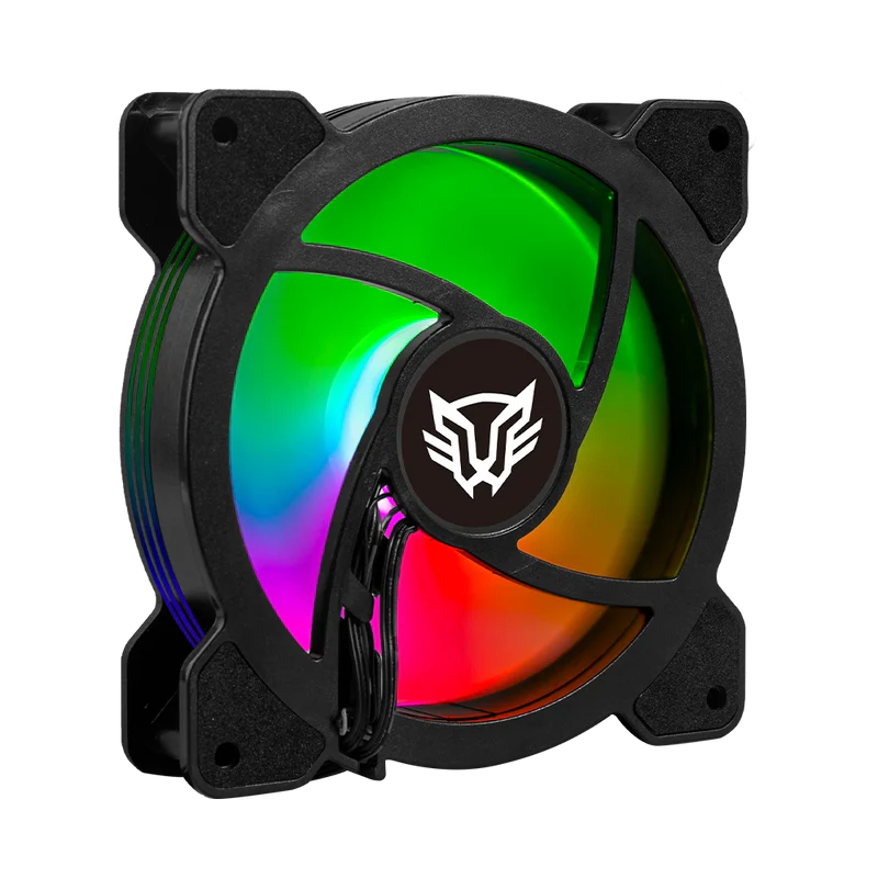Ventilador Para Pc Balam Rush Eolox Blaze Ex50 / Flujo De Aire 30.71 Cfm / Silencioso 221 Db / Velocidad 1200 Rpm / Pines 3 Macho Y Hembra / Negro  /  Aura Rgb / Br-938068