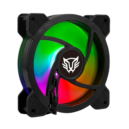 Ventilador Para Pc Balam Rush Eolox Blaze Ex50 / Flujo De Aire 30.71 Cfm / Silencioso 221 Db / Velocidad 1200 Rpm / Pines 3 Macho Y Hembra / Negro  /  Aura Rgb / Br-938068