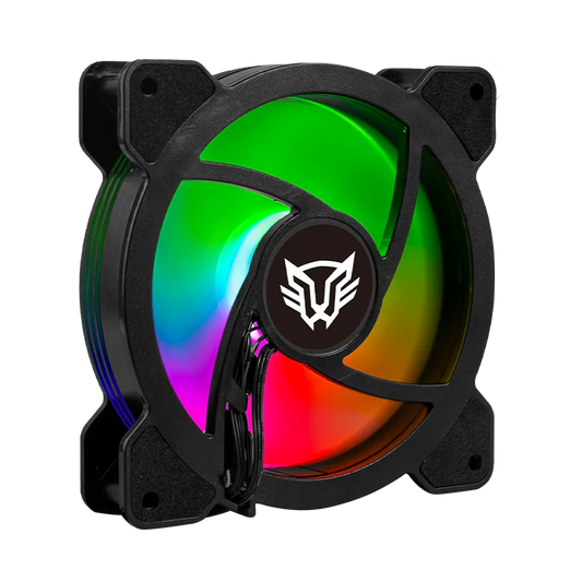 Ventilador Para Pc Balam Rush Eolox Blaze Ex50 / Flujo De Aire 30.71 Cfm / Silencioso 221 Db / Velocidad 1200 Rpm / Pines 3 Macho Y Hembra / Negro  /  Aura Rgb / Br-938068