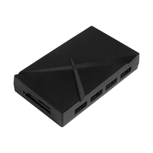 Hub Multicontacto Balam Rush Eolox Hub Exh8 / Ventiladores 12 Vc.c. / Iluminacion 5 Vc.c. / 4 Conectores Pwm / 4 Conectores Argb 3 Pin / Salida Sata 4 Pin Argb 5 V / Control / Br-938105