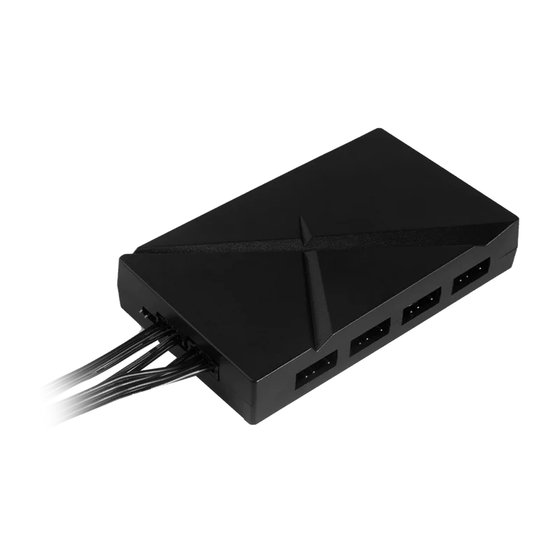 Hub Multicontacto Balam Rush Eolox Hub Exh8 / Ventiladores 12 Vc.c. / Iluminacion 5 Vc.c. / 4 Conectores Pwm / 4 Conectores Argb 3 Pin / Salida Sata 4 Pin Argb 5 V / Control / Br-938105