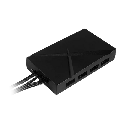 Hub Multicontacto Balam Rush Eolox Hub Exh8 / Ventiladores 12 Vc.c. / Iluminacion 5 Vc.c. / 4 Conectores Pwm / 4 Conectores Argb 3 Pin / Salida Sata 4 Pin Argb 5 V / Control / Br-938105