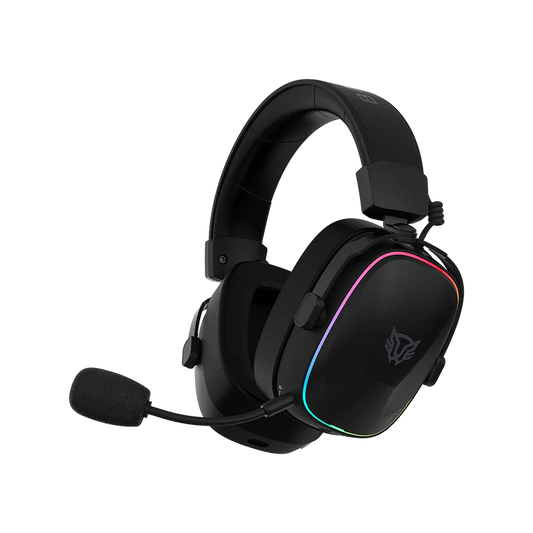 Audifonos Gamer Aeon Expert Hs1100 / Diadema Inalambricos / Bt 5.3 - Dongle Usb - Aux 3.5 Mm / Pc - Disp Moviles - Consolas / Microfono Omnidireccional / Rgb / 20 - 20 Khz / Negro / Br-938501
