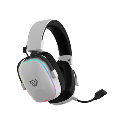 Audifonos Gamer Aeon Expert Hs1100 / Diadema Inalambricos / Bt 5.3 - Dongle Usb - Aux 3.5 Mm / Pc - Disp Moviles - Consolas / Microfono Omnidireccional / Rgb / 20 - 20 Khz / Blanco / Br-938518