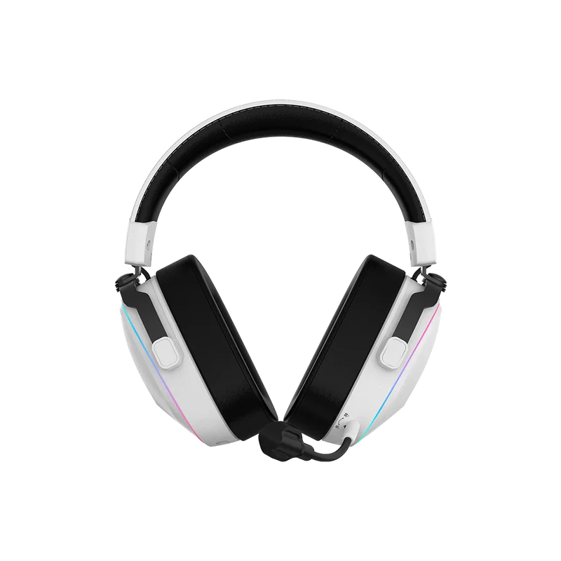 Audifonos Gamer Aeon Expert Hs1100 / Diadema Inalambricos / Bt 5.3 - Dongle Usb - Aux 3.5 Mm / Pc - Disp Moviles - Consolas / Microfono Omnidireccional / Rgb / 20 - 20 Khz / Blanco / Br-938518
