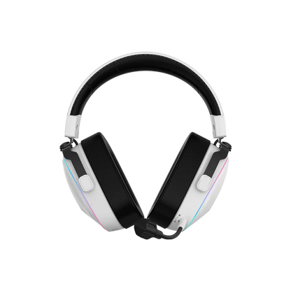Audifonos Gamer Aeon Expert Hs1100 / Diadema Inalambricos / Bt 5.3 - Dongle Usb - Aux 3.5 Mm / Pc - Disp Moviles - Consolas / Microfono Omnidireccional / Rgb / 20 - 20 Khz / Blanco / Br-938518
