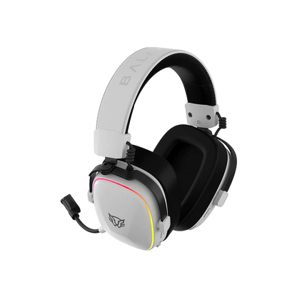 Audifonos Gamer Aeon Expert Hs1100 / Diadema Inalambricos / Bt 5.3 - Dongle Usb - Aux 3.5 Mm / Pc - Disp Moviles - Consolas / Microfono Omnidireccional / Rgb / 20 - 20 Khz / Blanco / Br-938518