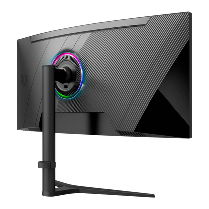 Monitor Gamer Balam Rush Extreme Earth Mgx34c / 34 Pul / Curvo / Wqhd / 144 Hz / R1500 / 1 Ms / Ultra Wide / Dc - Hdmi - Dp - Audio / Iluminacion Rgb / Sin Bordes / Free Sync / Negro / Br-938655