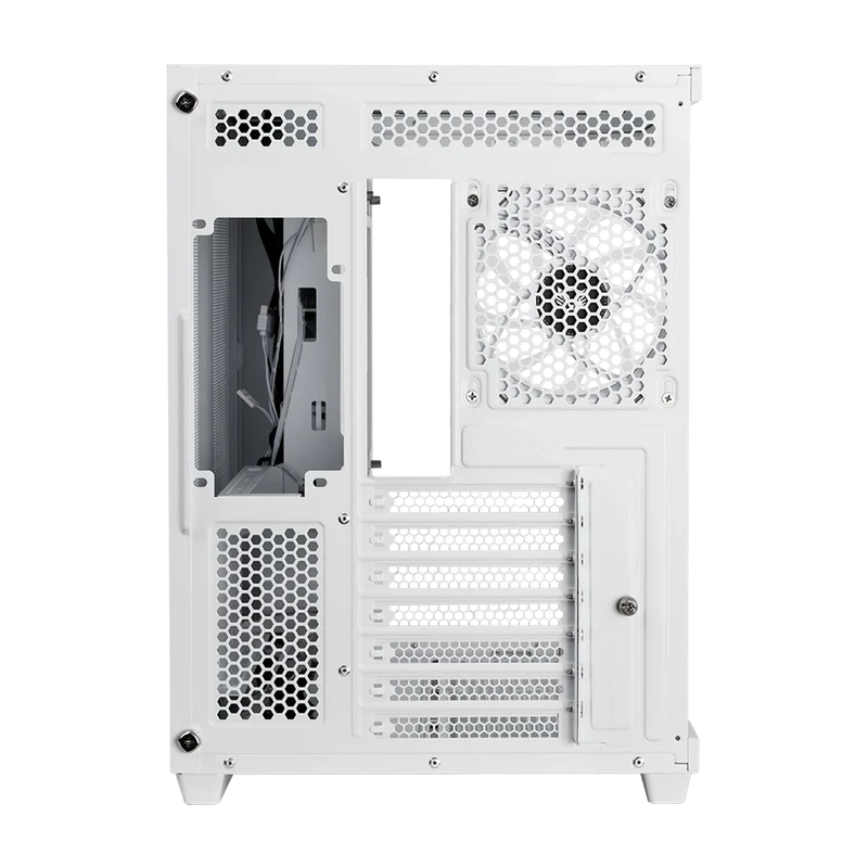 Gabinete Gamer Balam Rush Tank Master 9600tb / Media Torre / Atx - Micro Atx - Itx / Paneles Removibles Cristal Templado / 4x Ventiladores Argb / Soporte Para Enfriamiento / Blanco / Br-938686