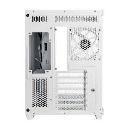 Gabinete Gamer Balam Rush Tank Master 9600tb / Media Torre / Atx - Micro Atx - Itx / Paneles Removibles Cristal Templado / 4x Ventiladores Argb / Soporte Para Enfriamiento / Blanco / Br-938686
