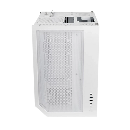 Gabinete Gamer Balam Rush Tank Master 9600tb / Media Torre / Atx - Micro Atx - Itx / Paneles Removibles Cristal Templado / 4x Ventiladores Argb / Soporte Para Enfriamiento / Blanco / Br-938686