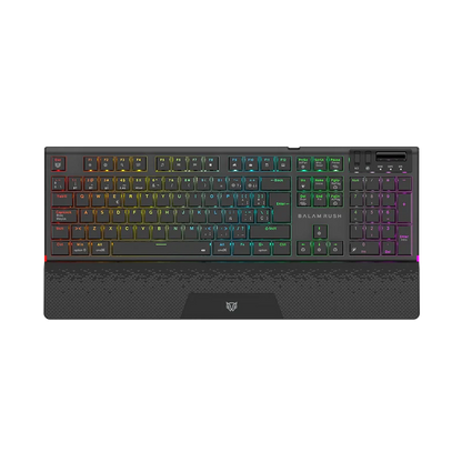 Teclado Gamer Balam Rush Dominate Expert Gk979i / Dual Recargable / Usb C - Bt Dongle / Multidispositivos / Rgb / 105 Teclas / EspaÑol / Ergonomico / Mecanico / Win- Ios - Android / Negro / Br-940382