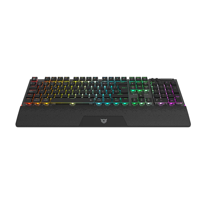 Teclado Gamer Balam Rush Dominate Expert Gk979i / Dual Recargable / Usb C - Bt Dongle / Multidispositivos / Rgb / 105 Teclas / EspaÑol / Ergonomico / Mecanico / Win- Ios - Android / Negro / Br-940382