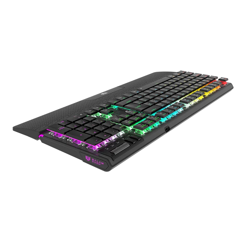 Teclado Gamer Balam Rush Dominate Expert Gk979i / Dual Recargable / Usb C - Bt Dongle / Multidispositivos / Rgb / 105 Teclas / EspaÑol / Ergonomico / Mecanico / Win- Ios - Android / Negro / Br-940382