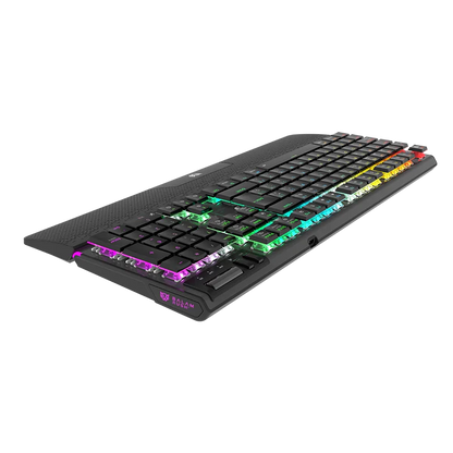 Teclado Gamer Balam Rush Dominate Expert Gk979i / Dual Recargable / Usb C - Bt Dongle / Multidispositivos / Rgb / 105 Teclas / EspaÑol / Ergonomico / Mecanico / Win- Ios - Android / Negro / Br-940382