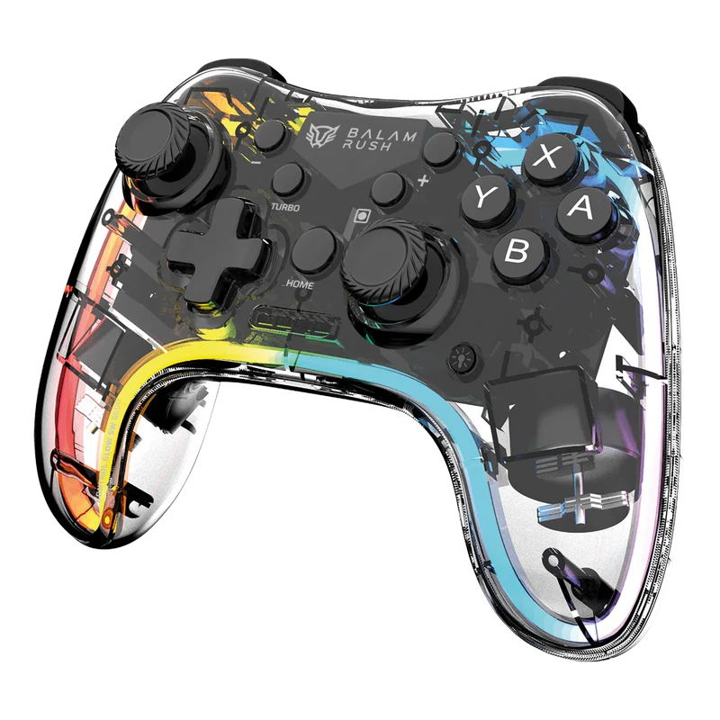 Gamepad Balam Rush Kontrol Glow Swg600 / Control Game Pad Inalambrico Recargable / Bt 5.0 / Rgb / Vibracion Dual / Axis Gyro / 8hr De Juego / N Switch Lite Oled - Android - Ios - Pc / Br-940467