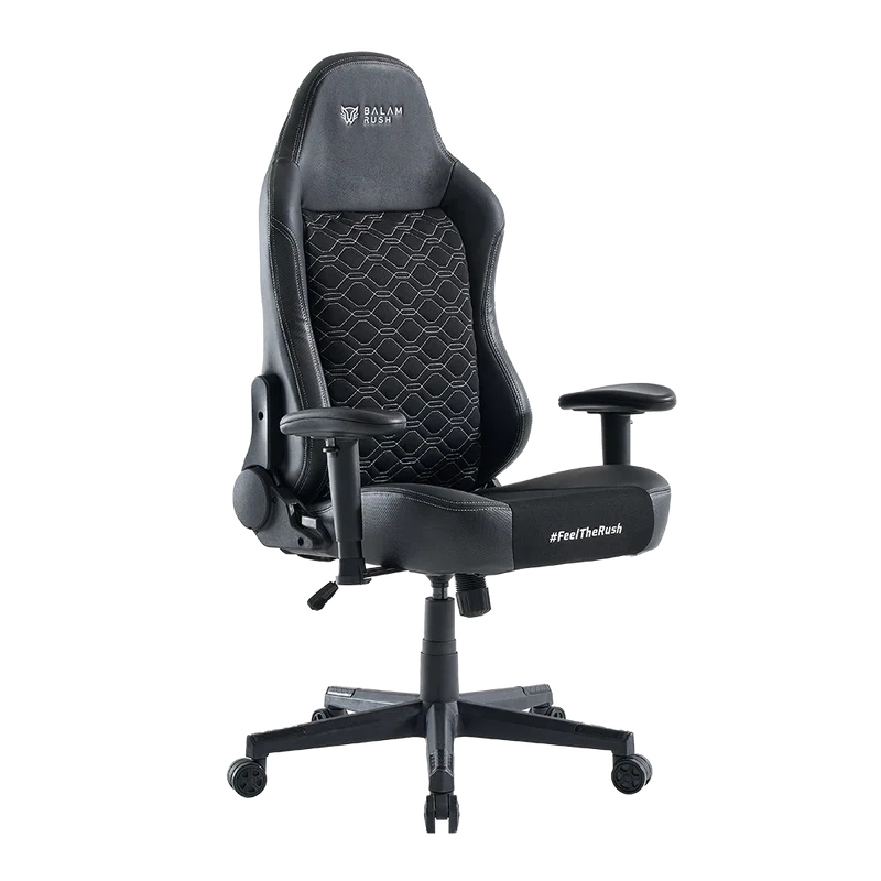 Silla Gamer Balam Rush Thunder Euphoria / Max 150 Kg / Inclinacion 160° / Piston Clase 4 / Reposabrazos 2d / Cojin Cervical / Mecanismo De Mariposa / Negro / Br-940580