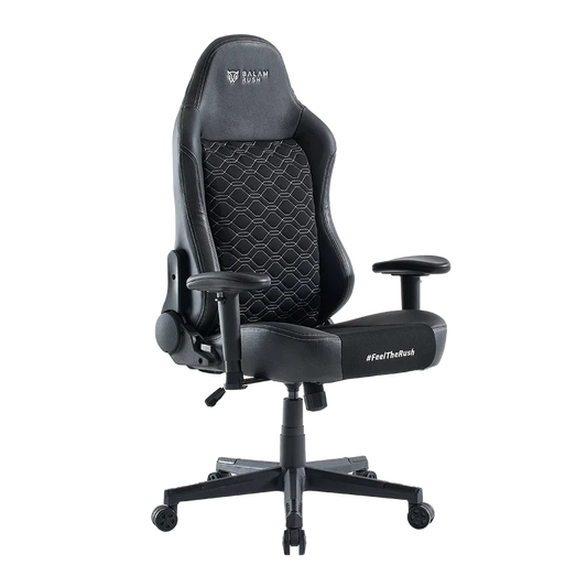 Silla Gamer Balam Rush Thunder Euphoria / Max 150 Kg / Inclinacion 160° / Piston Clase 4 / Reposabrazos 2d / Cojin Cervical / Mecanismo De Mariposa / Negro / Br-940580