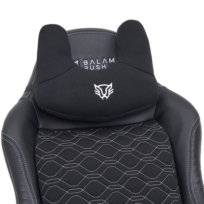 Silla Gamer Balam Rush Thunder Euphoria / Max 150 Kg / Inclinacion 160° / Piston Clase 4 / Reposabrazos 2d / Cojin Cervical / Mecanismo De Mariposa / Negro / Br-940580