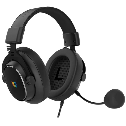 Audifonos Gamer Balam Rush Aviator Expert Ha777 / Alambricos Usb- 3. 5 Mm / Diadema / Pc - Disp. Moviles - Consola / Microfono Omnidireccional / Iluminacion Rgb / Sonido Estereo / Negro / Br-941143