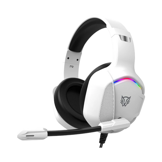 Audifonos Gamer Orphix Ii Hs699 / Alambricos / Diadema / Aux 3.5 Mm - Usb / Pc - Dispositivos Moviles -consolas / Altavoces 50 Mm / Iluminacion Rgb / Microfono Omnidireccional / Blanco / Br-941198