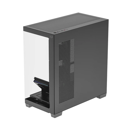 Gabinete Gamer Balam Rush Tank Polar 7900 / Media Torre / Atx - M-atx - Itx / Ventiladores Incluidos / Cristal Templado / Soporte Para Enfriamiento Liquido / Iluminacion Argb / Negro / Br-941471