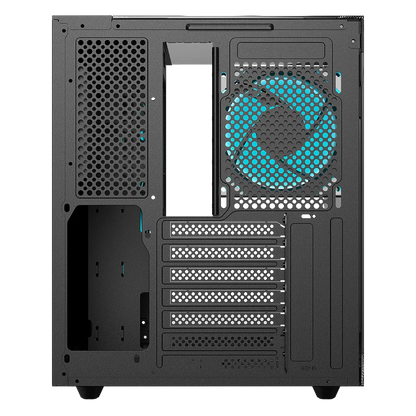 Gabinete Gamer Balam Rush Tank Majestic 6600 / Media Torre / Atx - Micro Atx - Itx / Ventiladores Argb / Cristal Templado / Soporte P/ Tarjeta Grafica 330 Mm / Dual Chamber / Negro / Br-941525