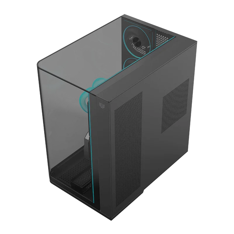 Gabinete Gamer Balam Rush Tank Expert Curve 7800 / Media Torre / Atx/micro Atx- Mini Itx / Ventiladores Argb Y Tiras Led / Panel Curvo De Cristal Templado / Negro / Br-941556