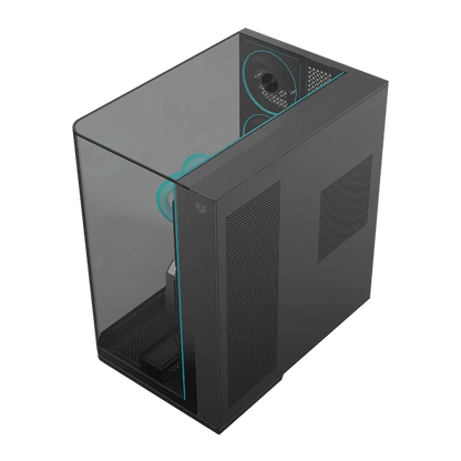 Gabinete Gamer Balam Rush Tank Expert Curve 7800 / Media Torre / Atx/micro Atx- Mini Itx / Ventiladores Argb Y Tiras Led / Panel Curvo De Cristal Templado / Negro / Br-941556