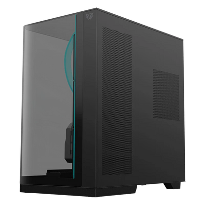 Gabinete Gamer Balam Rush Tank Expert Curve 7800 / Media Torre / Atx/micro Atx- Mini Itx / Ventiladores Argb Y Tiras Led / Panel Curvo De Cristal Templado / Negro / Br-941556