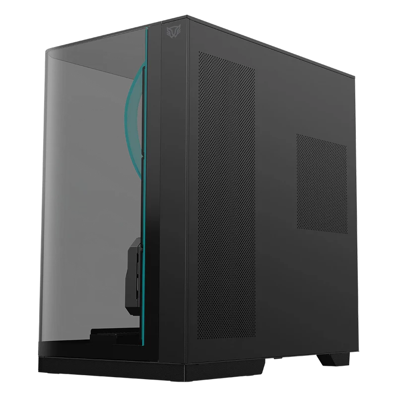 Gabinete Gamer Balam Rush Tank Expert Curve 7800 / Media Torre / Atx/micro Atx- Mini Itx / Ventiladores Argb Y Tiras Led / Panel Curvo De Cristal Templado / Negro / Br-941556