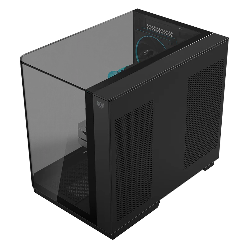 Gabinete Gamer Balam Rush Tank Expert Curve 6800 / Media Torre / Atx - Micro Atx - Itx / Ventiladores Argb Incluye 3x 120 Mm / Panel Curvo De Cristal Templado / Negro /br-941570