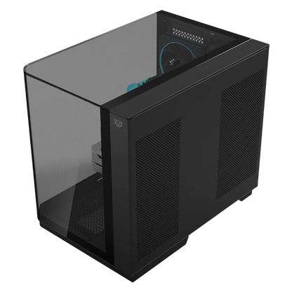 Gabinete Gamer Balam Rush Tank Expert Curve 6800 / Media Torre / Atx - Micro Atx - Itx / Ventiladores Argb Incluye 3x 120 Mm / Panel Curvo De Cristal Templado / Negro /br-941570