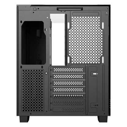 Gabinete Gamer Balam Rush Tank Expert Curve 6800 / Media Torre / Atx - Micro Atx - Itx / Ventiladores Argb Incluye 3x 120 Mm / Panel Curvo De Cristal Templado / Negro /br-941570